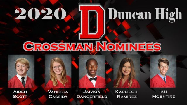 Crossman 2020 nominees